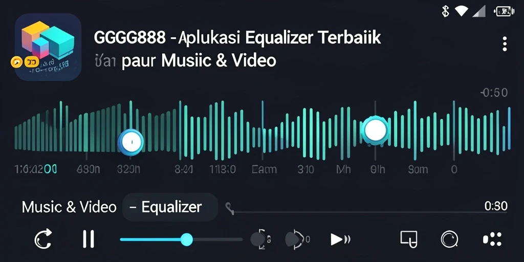 Tampilan antarmuka GGG888 dengan fitur Equalizer yang menarik.