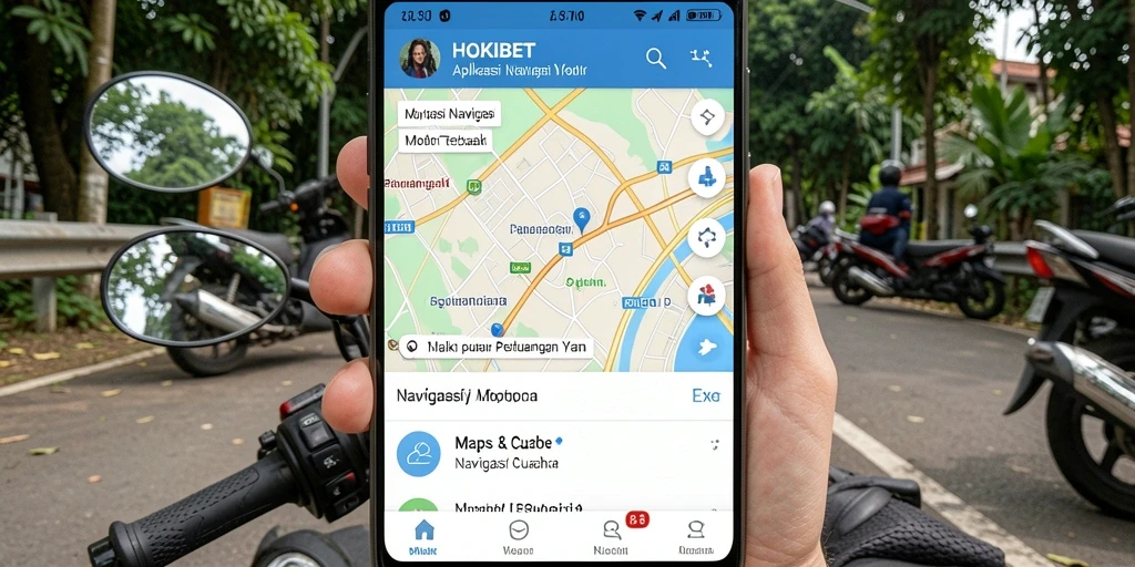 Tampilan antarmuka HOKIBET yang memudahkan navigasi motor.