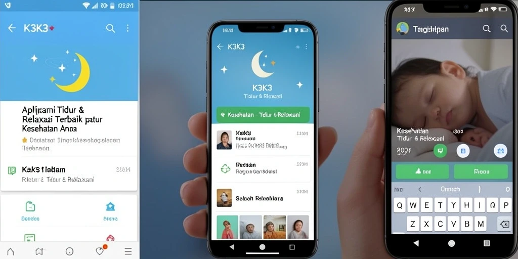 Antarmuka K3K3 yang ramah pengguna dan fitur relaksasi unggulan.