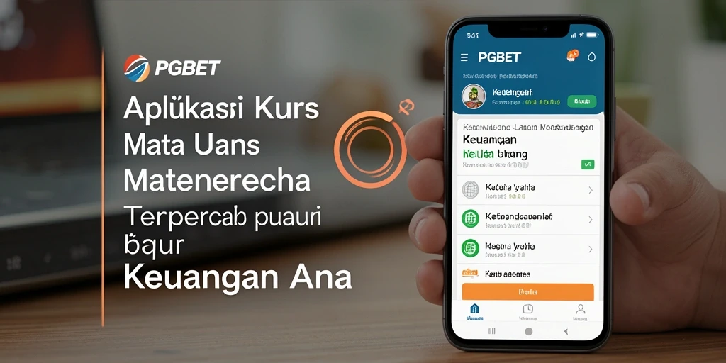 Tampilan antarmuka PGBET yang sederhana namun informatif untuk Kurs Mata Uang.