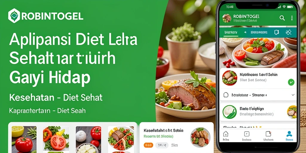 Tampilan antarmuka utama aplikasi ROBINTOGEL yang menarik dan informatif.