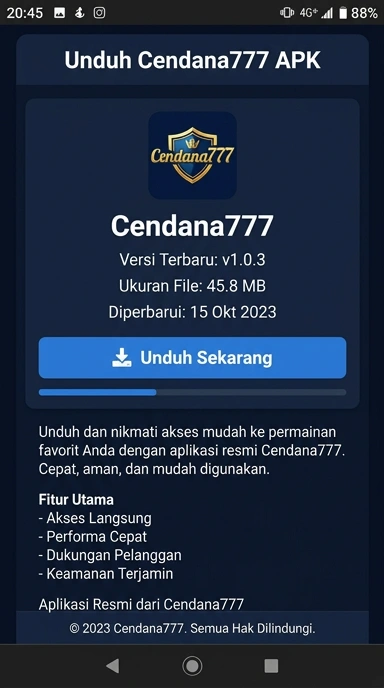 Unduh APK cendana777 untuk pengguna Android di Indonesia